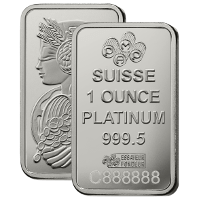 1oz Platinum Bar